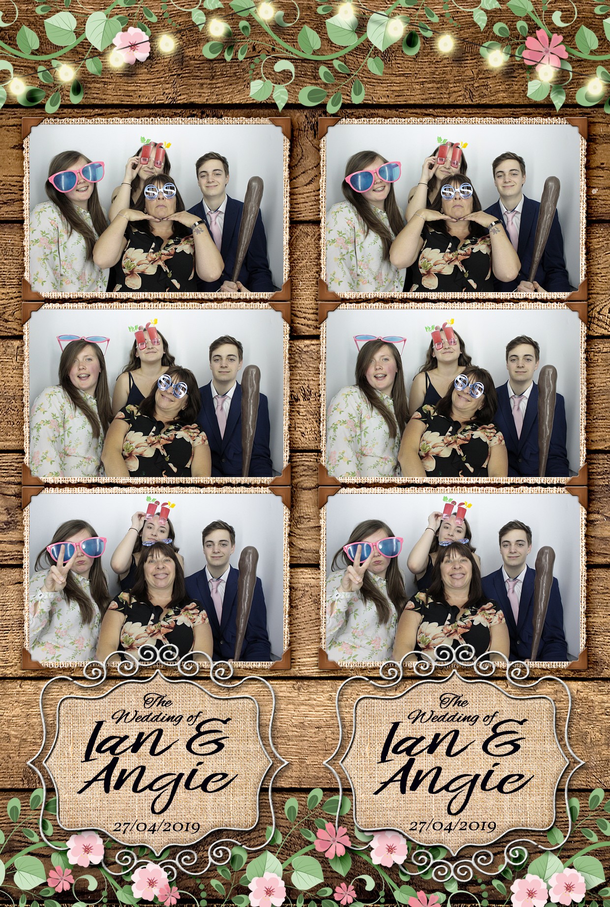 Ian & Angie’s wedding  | View more photos from the event at gallery.myphotoboothexperience.co.uk/u/MyPhotoBoothExperienceLtd/Ian-Angie’s-wedding